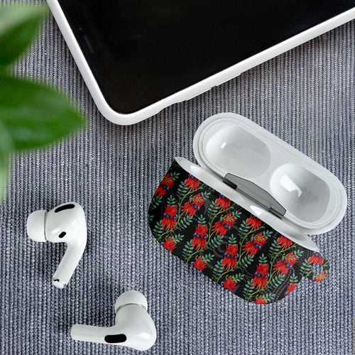 Australia Sturt's Desert Pea AirPods Case Aussie Native Flowers Indigenous Art - Aussie Hoodie
