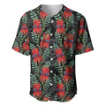Australia Sturt's Desert Pea Baseball Jersey Aussie Native Flowers Indigenous Art - Aussie Hoodie