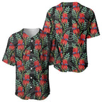 Australia Sturt's Desert Pea Baseball Jersey Aussie Native Flowers Indigenous Art - Aussie Hoodie