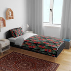 Australia Sturt's Desert Pea Bedding Set Aussie Native Flowers Indigenous Art - Aussie Hoodie