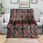 Australia Sturt's Desert Pea Blanket Aussie Native Flowers Indigenous Art - Aussie Hoodie
