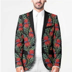 Australia Sturt's Desert Pea Blazer Aussie Native Flowers Indigenous Art - Aussie Hoodie