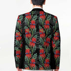 Australia Sturt's Desert Pea Blazer Aussie Native Flowers Indigenous Art - Aussie Hoodie