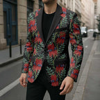 Australia Sturt's Desert Pea Blazer Aussie Native Flowers Indigenous Art - Aussie Hoodie