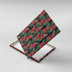 Australia Sturt's Desert Pea Canvas Wall Art Aussie Native Flowers Indigenous Art - Aussie Hoodie