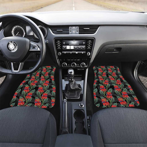 Australia Sturt's Desert Pea Car Mats Aussie Native Flowers Indigenous Art - Aussie Hoodie