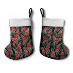 Australia Sturt's Desert Pea Christmas Stocking Aussie Native Flowers Indigenous Art - Aussie Hoodie