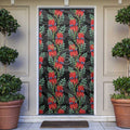 Australia Sturt's Desert Pea Door Cover Aussie Native Flowers Indigenous Art - Aussie Hoodie