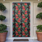 Australia Sturt's Desert Pea Door Cover Aussie Native Flowers Indigenous Art - Aussie Hoodie