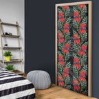 Australia Sturt's Desert Pea Door Cover Aussie Native Flowers Indigenous Art - Aussie Hoodie