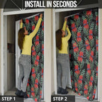 Australia Sturt's Desert Pea Door Cover Aussie Native Flowers Indigenous Art - Aussie Hoodie