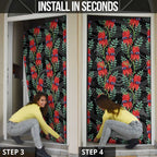 Australia Sturt's Desert Pea Door Cover Aussie Native Flowers Indigenous Art - Aussie Hoodie