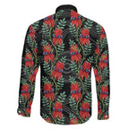 Australia Sturt's Desert Pea Family Matching Mermaid Dress and Hawaiian Shirt Aussie Native Flowers Indigenous Art - Aussie Hoodie