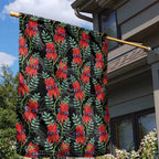 Australia Sturt's Desert Pea Garden Flag Aussie Native Flowers Indigenous Art - Aussie Hoodie