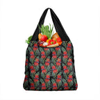 Australia Sturt's Desert Pea Grocery Bag Aussie Native Flowers Indigenous Art - Aussie Hoodie
