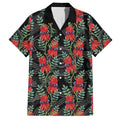 Australia Sturt's Desert Pea Hawaiian Shirt Aussie Native Flowers Indigenous Art - Aussie Hoodie
