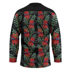 Australia Sturt's Desert Pea Hockey Jersey Aussie Native Flowers Indigenous Art - Aussie Hoodie
