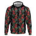 Australia Sturt's Desert Pea Hoodie Aussie Native Flowers Indigenous Art - Aussie Hoodie