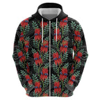 Australia Sturt's Desert Pea Hoodie Aussie Native Flowers Indigenous Art - Aussie Hoodie