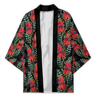 Australia Sturt's Desert Pea Kimono Aussie Native Flowers Indigenous Art - Aussie Hoodie