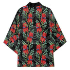 Australia Sturt's Desert Pea Kimono Aussie Native Flowers Indigenous Art - Aussie Hoodie