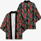 Australia Sturt's Desert Pea Kimono Aussie Native Flowers Indigenous Art - Aussie Hoodie