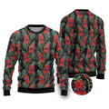 Australia Sturt's Desert Pea Ugly Christmas Sweater Aussie Native Flowers Indigenous Art - Aussie Hoodie