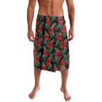 Australia Sturt's Desert Pea Lavalava Aussie Native Flowers Indigenous Art - Aussie Hoodie