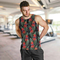 Australia Sturt's Desert Pea Men Tank Top Aussie Native Flowers Indigenous Art - Aussie Hoodie