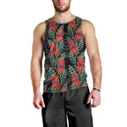 Australia Sturt's Desert Pea Men Tank Top Aussie Native Flowers Indigenous Art - Aussie Hoodie