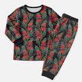 Australia Sturt's Desert Pea Christmas Pajama Set Aussie Native Flowers Indigenous Art - Aussie Hoodie