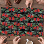 Australia Sturt's Desert Pea Puzzle Aussie Native Flowers Indigenous Art - Aussie Hoodie