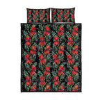 Australia Sturt's Desert Pea Quilt Bed Set Aussie Native Flowers Indigenous Art - Aussie Hoodie