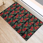 Australia Sturt's Desert Pea Rubber Doormat Aussie Native Flowers Indigenous Art - Aussie Hoodie