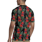 Australia Sturt's Desert Pea Rugby Jersey Aussie Native Flowers Indigenous Art - Aussie Hoodie