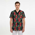 Australia Sturt's Desert Pea Scrub Top Aussie Native Flowers Indigenous Art - Aussie Hoodie