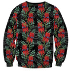 Australia Sturt's Desert Pea Sweatshirt Aussie Native Flowers Indigenous Art - Aussie Hoodie