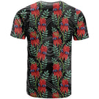 Australia Sturt's Desert Pea T Shirt Aussie Native Flowers Indigenous Art - Aussie Hoodie