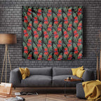 Australia Sturt's Desert Pea Tapestry Aussie Native Flowers Indigenous Art - Aussie Hoodie