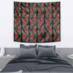 Australia Sturt's Desert Pea Tapestry Aussie Native Flowers Indigenous Art - Aussie Hoodie