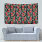 Australia Sturt's Desert Pea Tapestry Aussie Native Flowers Indigenous Art - Aussie Hoodie