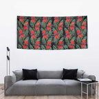 Australia Sturt's Desert Pea Tapestry Aussie Native Flowers Indigenous Art - Aussie Hoodie