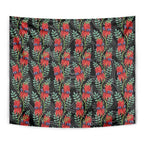 Australia Sturt's Desert Pea Tapestry Aussie Native Flowers Indigenous Art - Aussie Hoodie