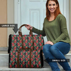 Australia Sturt's Desert Pea Travel Bag Aussie Native Flowers Indigenous Art - Aussie Hoodie