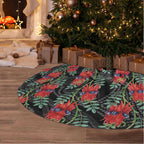 Australia Sturt's Desert Pea Tree Skirt Aussie Native Flowers Indigenous Art - Aussie Hoodie