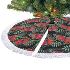 Australia Sturt's Desert Pea Tree Skirt Aussie Native Flowers Indigenous Art - Aussie Hoodie