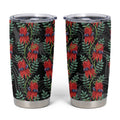 Australia Sturt's Desert Pea Tumbler Cup Aussie Native Flowers Indigenous Art - Aussie Hoodie