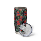 Australia Sturt's Desert Pea Tumbler Cup Aussie Native Flowers Indigenous Art - Aussie Hoodie