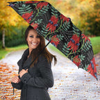 Australia Sturt's Desert Pea Umbrella Aussie Native Flowers Indigenous Art - Aussie Hoodie