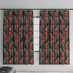 Australia Sturt's Desert Pea Window Curtain Aussie Native Flowers Indigenous Art - Aussie Hoodie